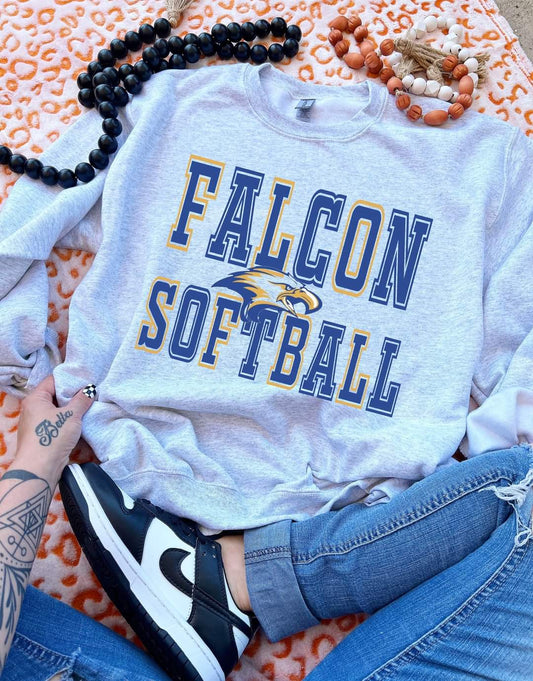 Falcon Softball - Hoodie or Crewneck