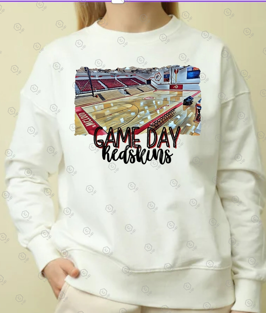 Redskins Basketball Gym - Hoodie, Crewneck, t-shirt