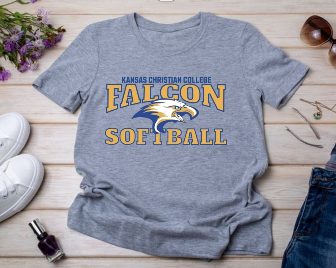 KCC Falcon Softball Tee